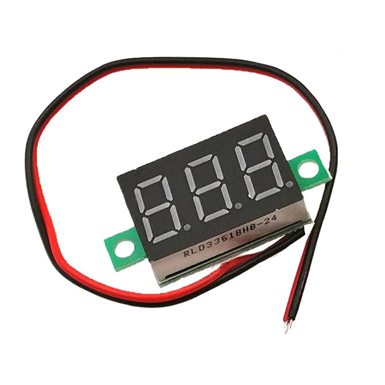 Mini 0.36 Inch DC 0-30V Voltmeter 3 Wires 4 Digits LED Motorcycle Digital Voltmeter Tester Digital Display Meter