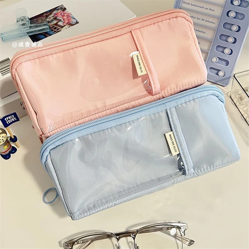 Pencil Case Large Capacity Pen Case Estuches Escolares Kalemlik Astuccio Kawaii Productos Japanese Stationery Trousse Cute Bags