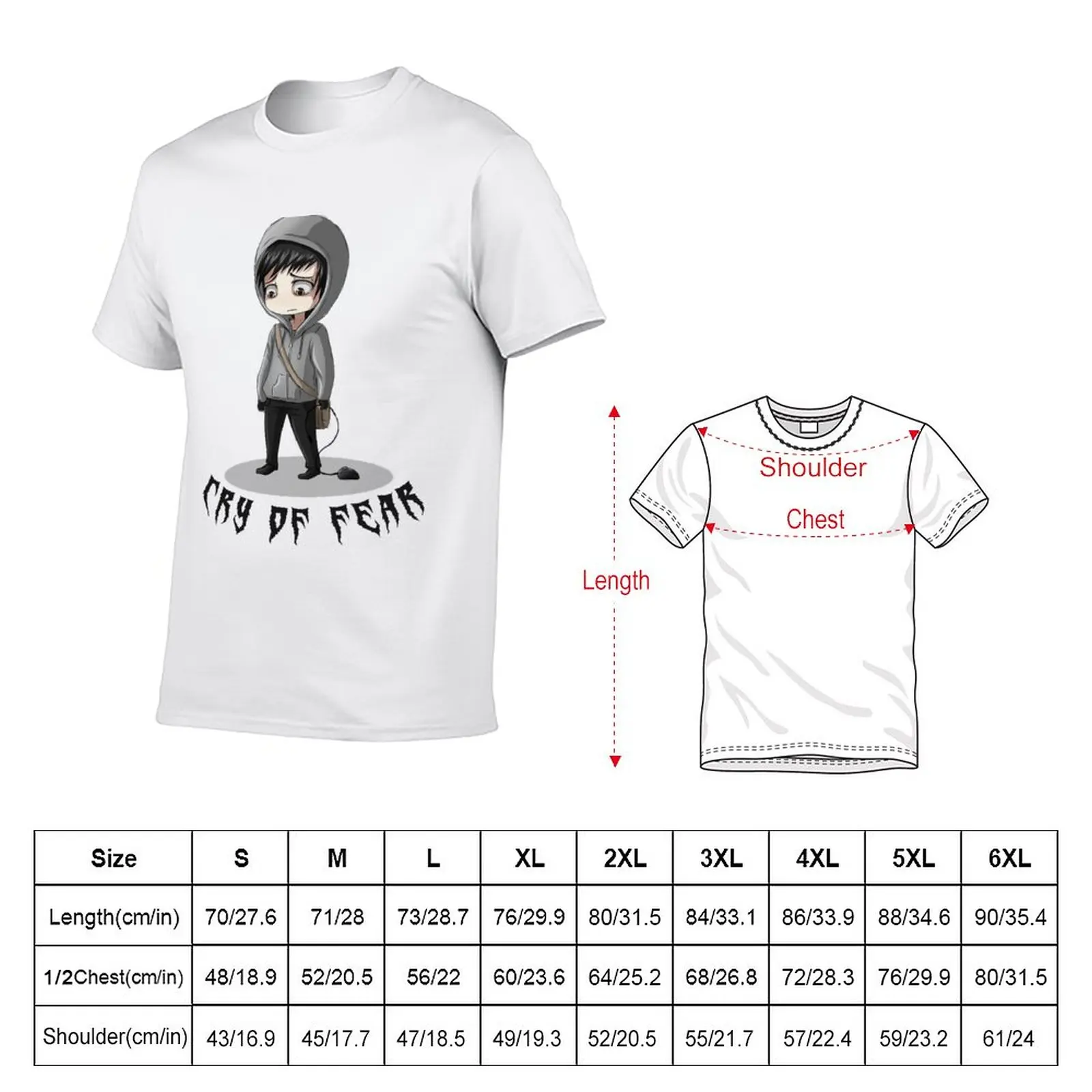 New Cry Of Fear Simon Henriksson T-Shirt graphic t shirts cute clothes Short t-shirt mens clothing