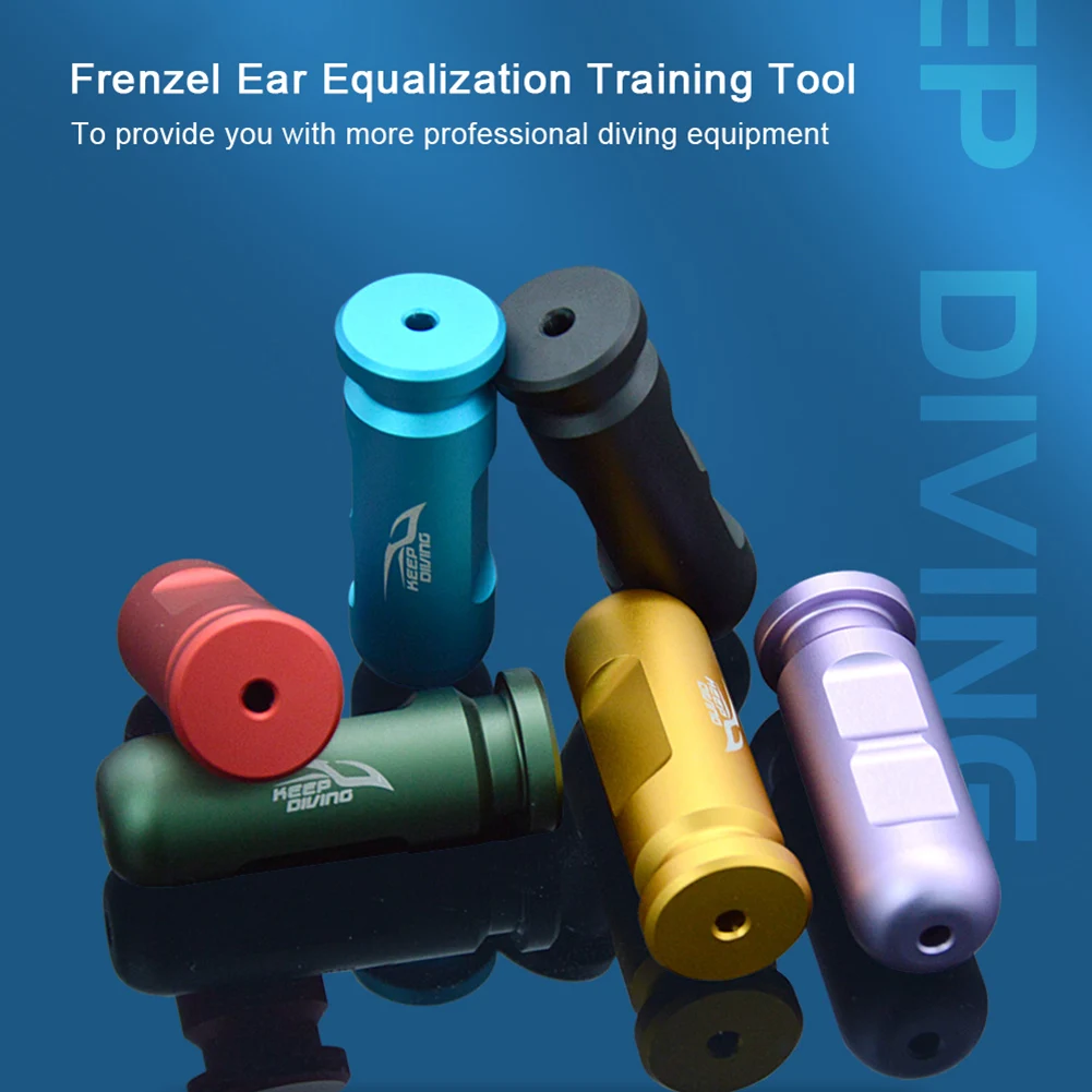 Frenzel Ear Pressure Balancing Tool,Aluminum Alloy Ear Equalization Auxiliary Training Tool Professional Ear Pressure Practing