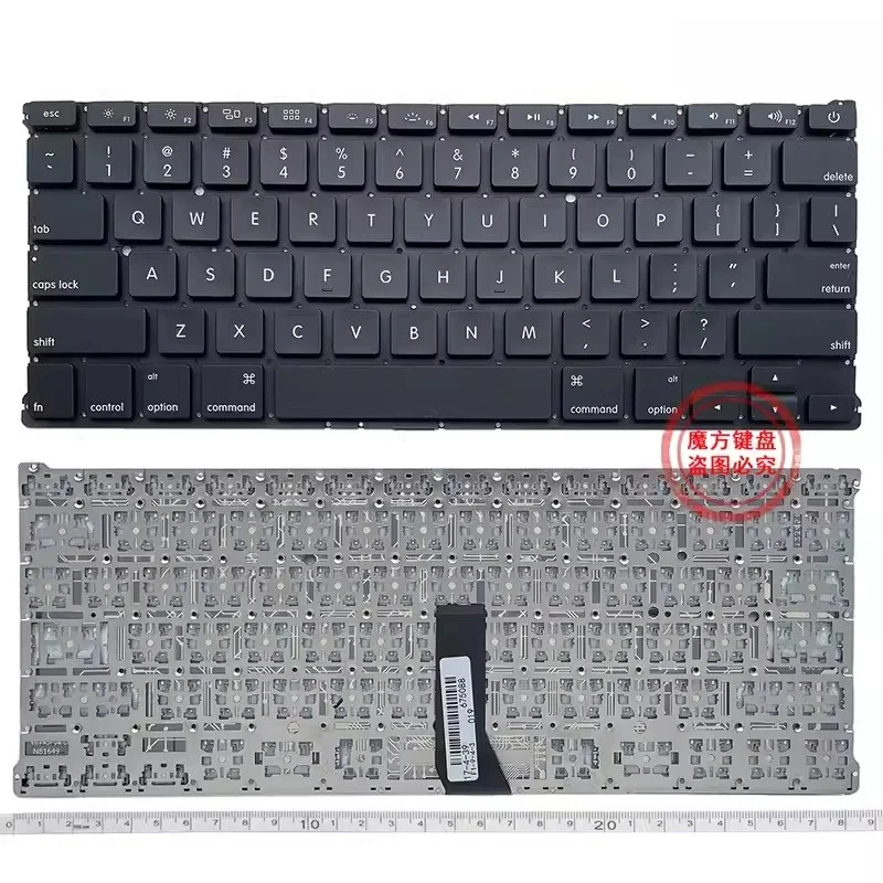 

Новая американская клавиатура для ноутбука Macbook Air A1369 A1466 A1405, английская клавиатура 2011–2015 гг.