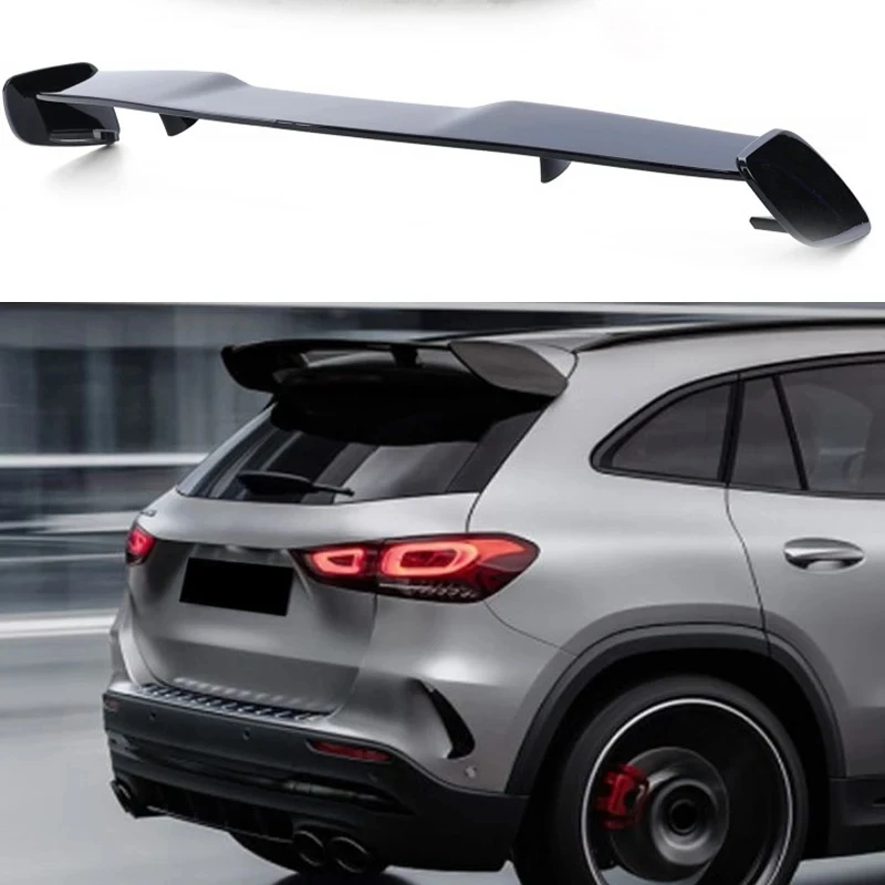 Rear Deck Big Spoiler Lip Wing Glossy Black Car Exterior Mod Accessories