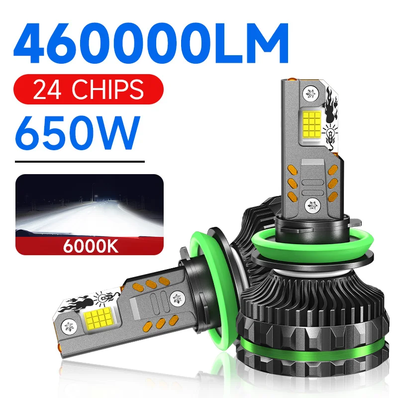 

460000LM H7 H4 Led Headlights CANBUS 650W H4 H3 H1 H8 H11 9005 HB3 9006 HB4 9012 HIR2 H9 4575 CSP Turbo Auto Fog Lamp