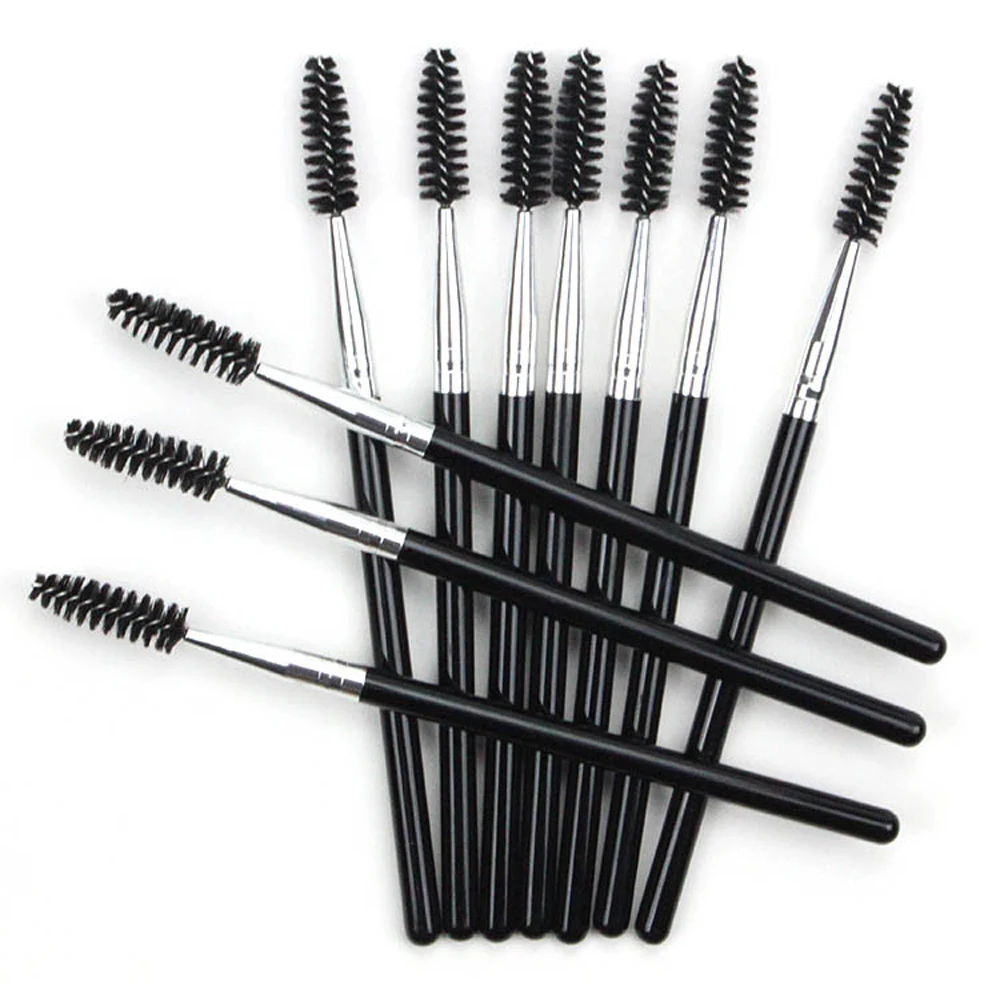 2/5/10pcs Sourcils Brosse À Cils Jetable Mascara Applicateur Baguettes Brosse À Sourcils De Maquillage Professionnel Femmes Beauté Outils Cosmétiques