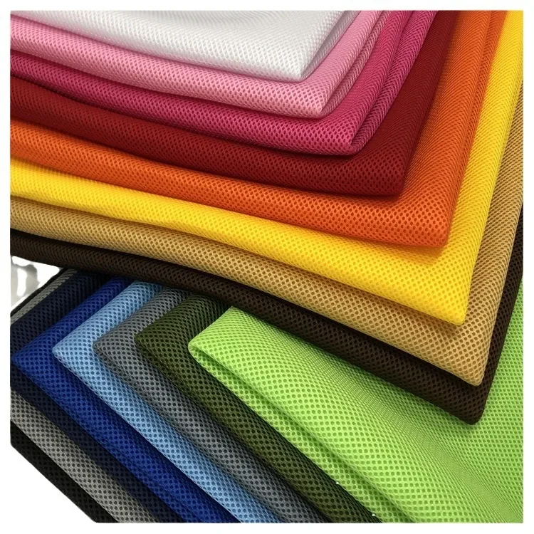

Breathable 3D Mesh Fabric Air Layer Solid Color Handcraft DIY Upholstery Make Chair Speaker Dustproof Soundproof Net Cover Cloth