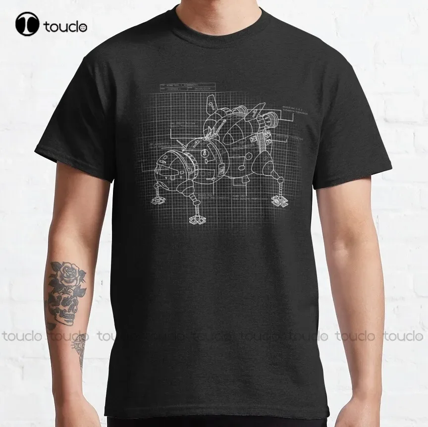 Starbug Schematic Red Dwarf, Reddwarf, Dave Lister, Kryten Classic T-Shirt Black Shirts For Women Xs-5Xl Streetwear All Seasons