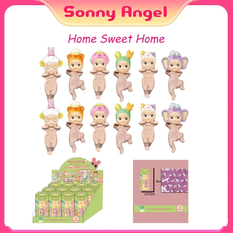 Cartoon Sonny Angel Home Sweet Home Series Mystery Box Kawaii Mini Figures Doll Anime Blind Box Christmas Gifts Ornaments Gift