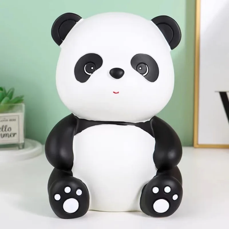 

2025 New Popular Cross-Border Cute Panda Money Box for Kids, Anti-Fall Savings Piggy Bank for Boys and Girls with Deposit