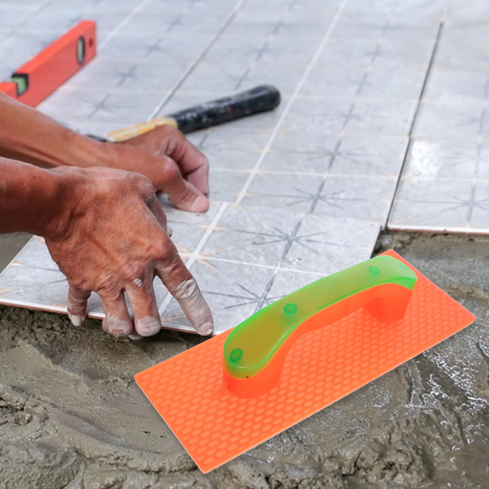 Plastic Trowel Flat Bottom Durable Construction Tool for Smoothing Plaster Masonry Cement Concrete Finishing Trowel Hand Tool