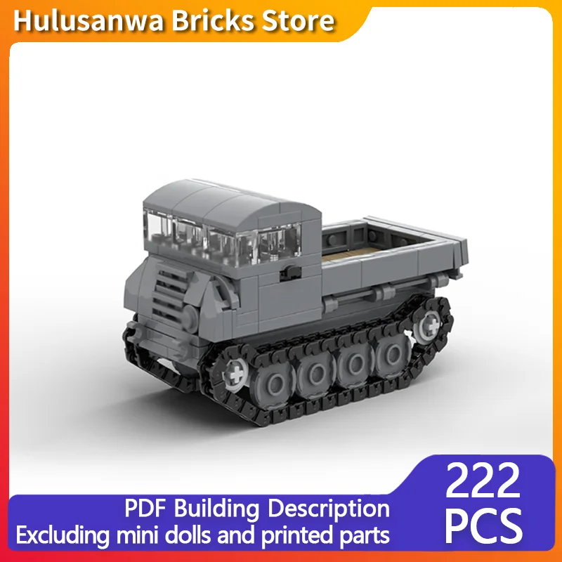 

RSO Военная модель трактора MOC Строительные кирпичи Военное оборудование Модульная технология Подарки Праздничная сборка Детские игрушки Костюм