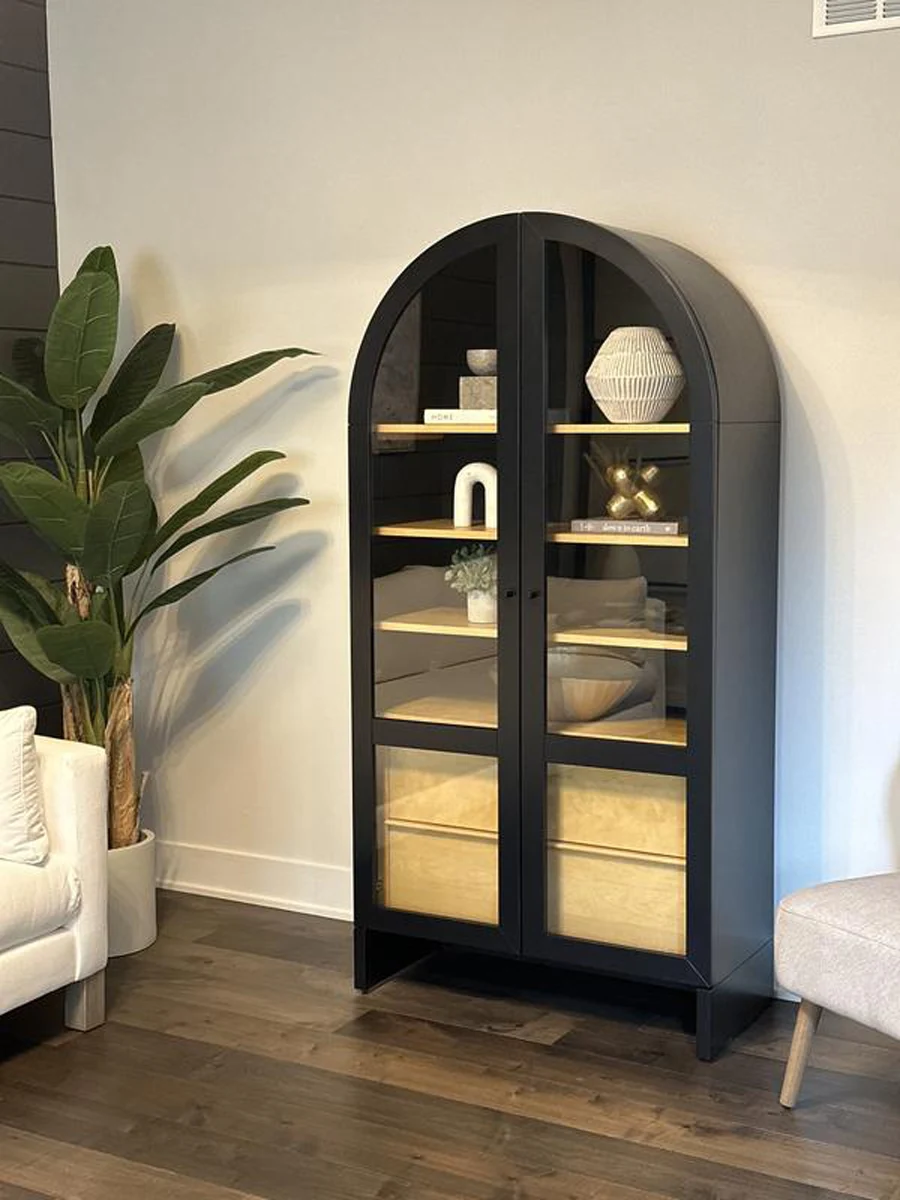 Solid Wood Bookcase Locker Display Cabinet