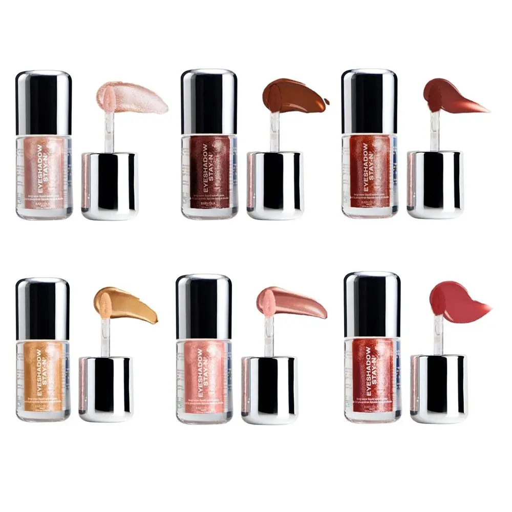 Fein schimmernder, perlmuttartiger, flüssiger Lidschatten, langanhaltender, wischfester Lidschatten, hochglänzender Augen-Highlight-Glitzer für Augen-Make-up