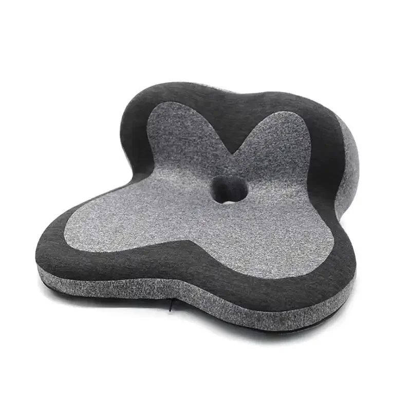 Office Pillow Petal Type Lumbar Rest Memory Foam Seat Cushion Ergonomic Memory Cotton Office Cushion Hemorrhoid Chair Artifact