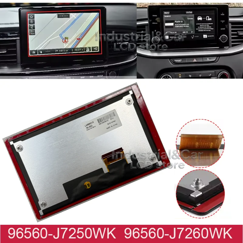 96560-J7250WK 96560D7281MPP 96560D7801MPP LCD Display Touch Screen For KiaCEED CD MK3 2018 2019 Car GPS Navigaiotn Radio LCD