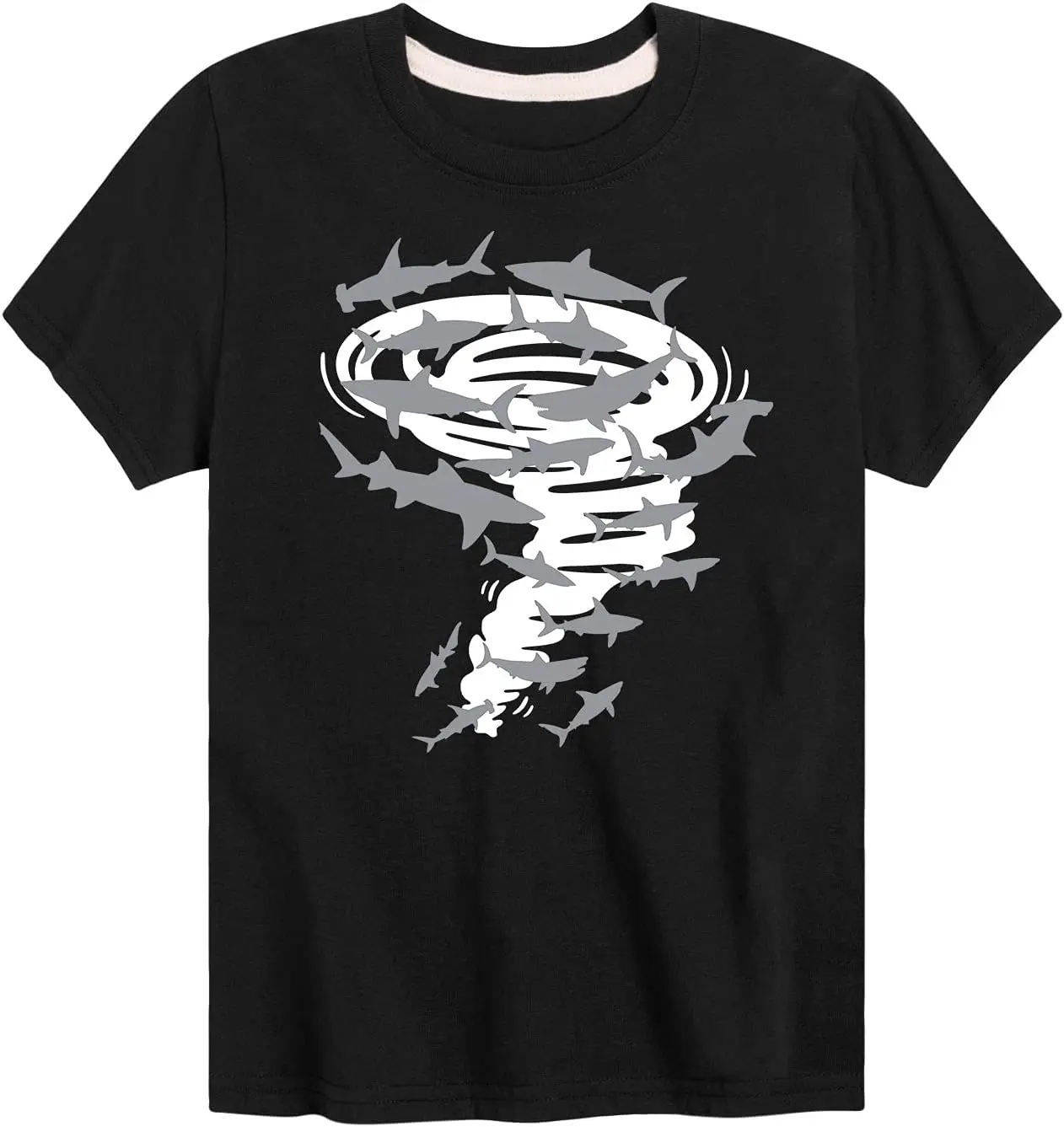 Instant Message - Shark Tornado - Toddler and Youth Short Sleeve T-Shirt