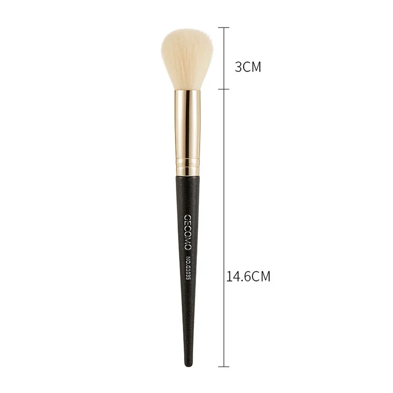 Karsyngirl 1pcs Blush Brush Stippling Makeup Brush Cosmetic Powder Natural Blooming Blusher Highlighter Contour Brushes