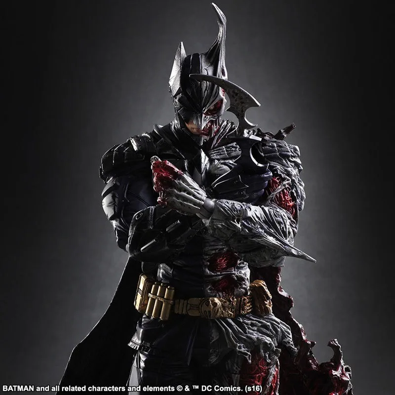 Marvel DC Batman Figuras de Ação, Brinquedos Colecionáveis, DC Anime, PlayArts, Reajuste, Mobilidade Conjunta, Modelo Artesanal, Pingente, Presentes