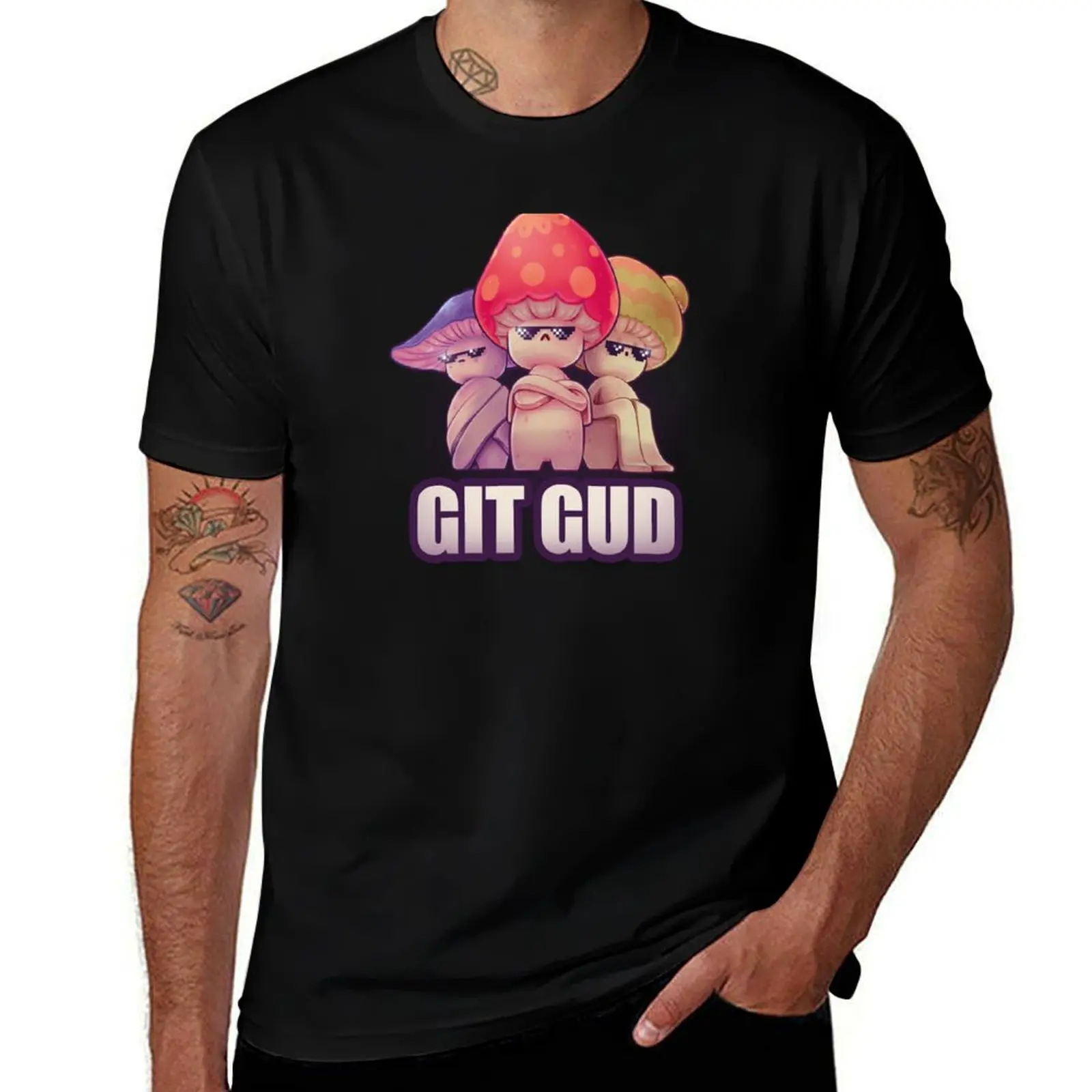 

Alternative Shroom Gang from Chonky - From Breakfast to Domination T-Shirt men t shirt cotton 100% T-Shirt