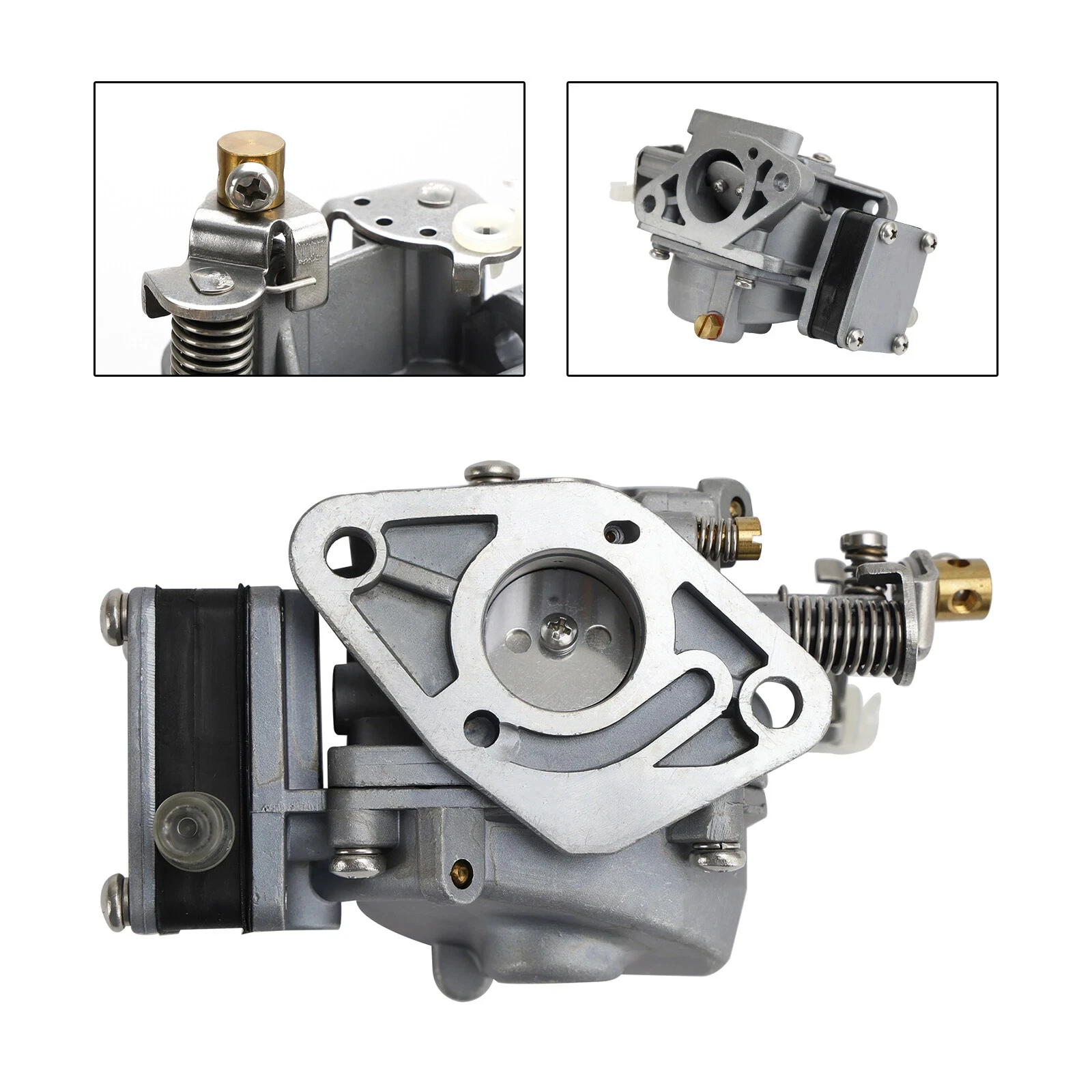 for Mercury 5HP 4HP 2 Stroke Outboard Carburetor 3303-812648T Mariner Marine Boat Engine Carb Assy Replaces 812648T1 812648