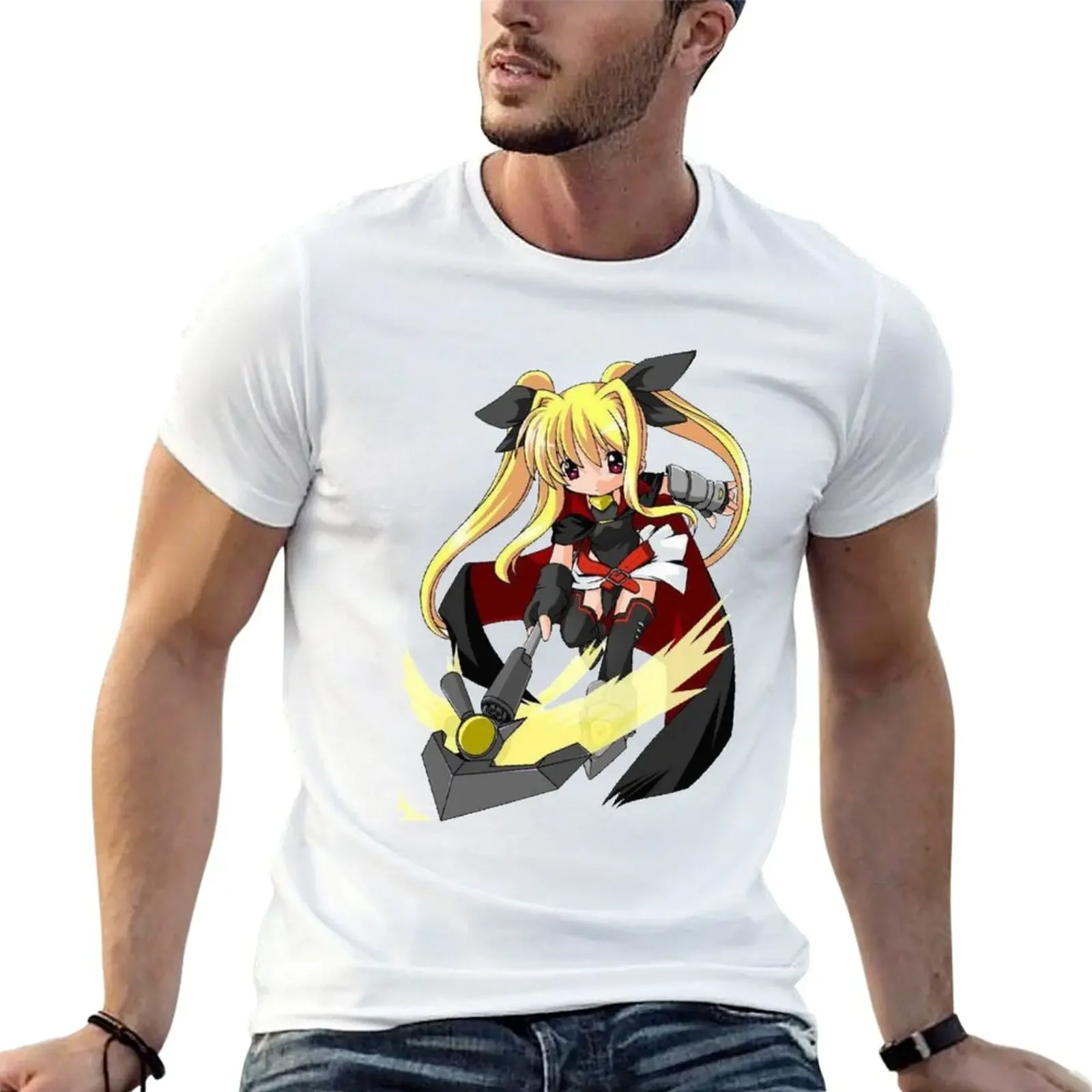 Fate Testarossa Harlaown (Mahou Shoujo Lyrical Nanoha) T-Shirt essential t shirt shirts graphic mens t shirts top quality