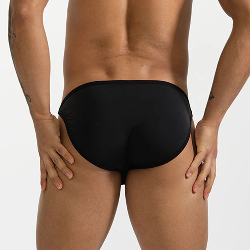2XL Mens Underwear Breathable Transparent Underpants Pouch Briefs Breathable Briefs New Condition Solid Pattern