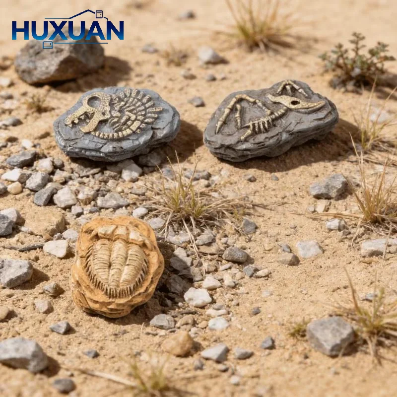 3/4/8pcs Realistic Mini Fossil Model Micro Landscape Desktop Decoration Ornaments, Home, Sand Tables/Bonsai/Photography Props