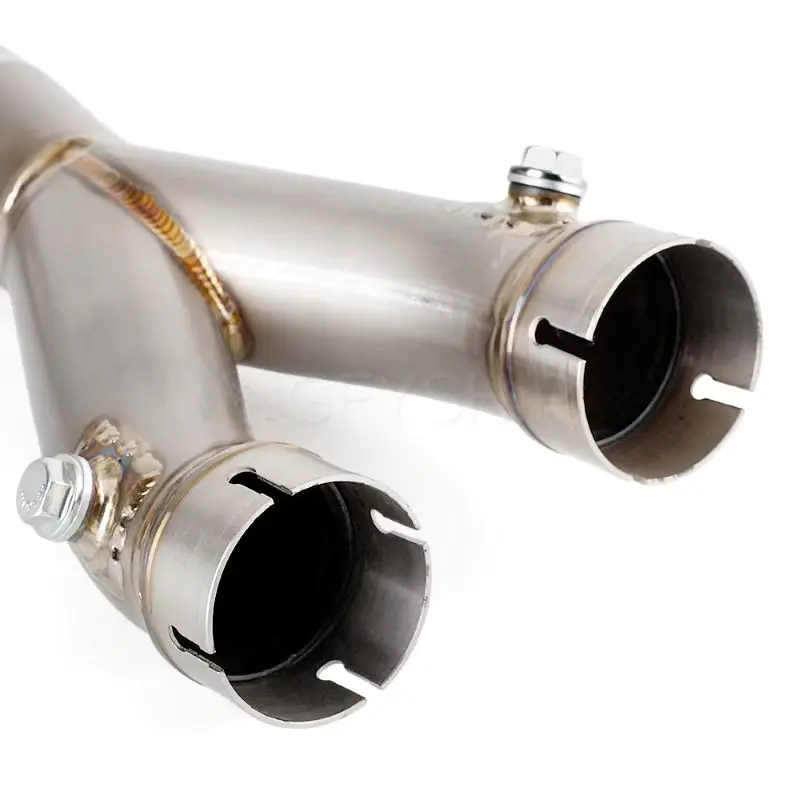 Motorcycle Exhaust Muffler Mid Link Pipe Slip-on For Yamaha R1 2015 to 2026 YZFR1 YZF-R1 YZF R1, R1M, R1S Escape Titanium Alloy