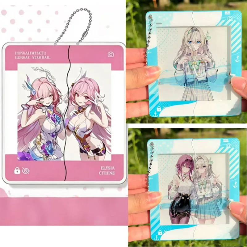 Porte-clés de cosplay Honkai: Star Rail Elysia Firefly Kafka, pendentif en acrylique, décoration pour sac à dos
