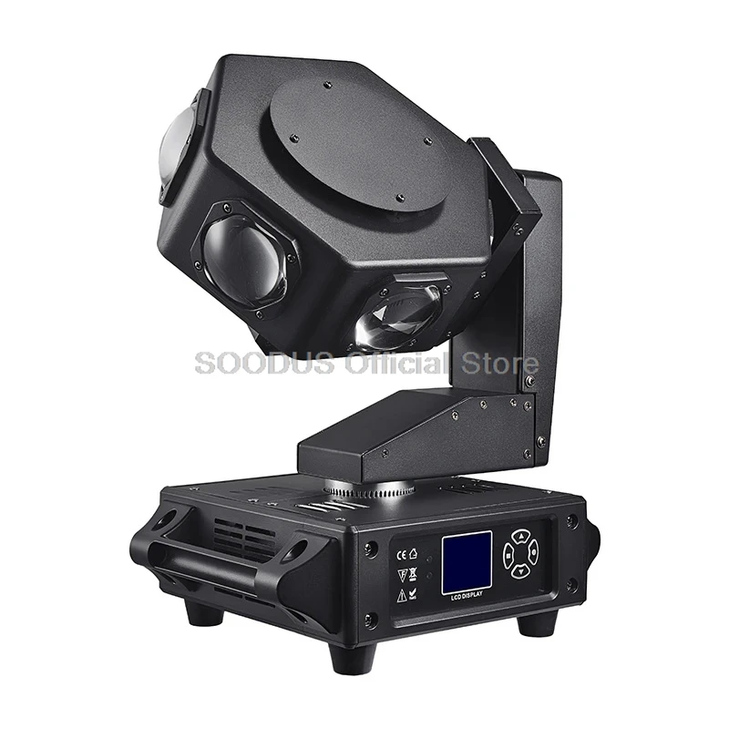 led rgbw beam rotation moving head light strobe rotating effect dmx512 effect lights dj disco party club show efeitos de palco 6x40w 01