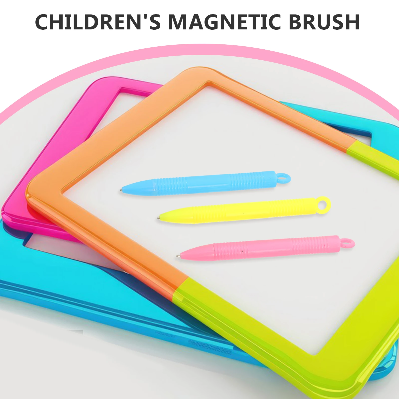 6Pcs Magnetic Drawing Pen Drawing Board Pen Kids Stylus Craft for Tablet Blackboard Marker Chalk Office School Art Stationery