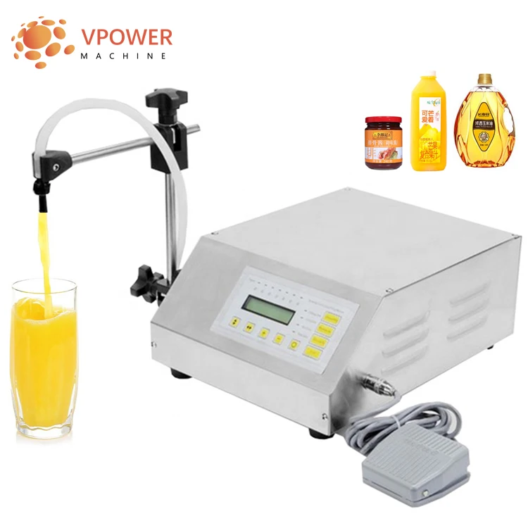 2-3500ml Single Nozzle Perfume Mineral Water Essential Oil Portable Electric Control Liquid Filling Machine