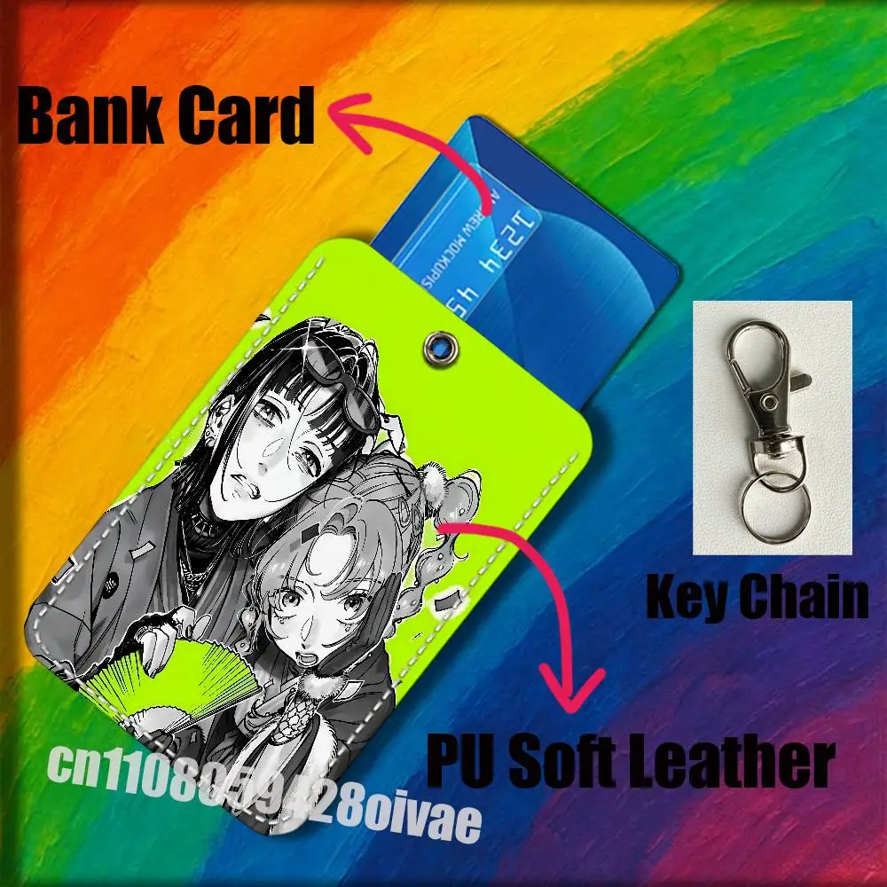 Mitsuki Koga Aya Tgswiiwagaa Para Clips de Identificação, Porta-Cartões de Crédito, Acesso Bancário, Capa Decorativa para Cartão de Água, Bolsa, Chaveiro