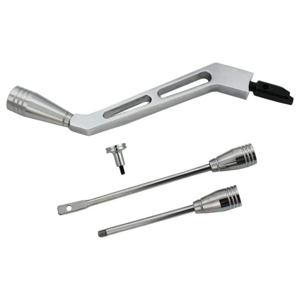Palanca de cambios de columna de aluminio pulido, Kit de palanca de señal de giro, botas de peligro e inclinación para GM Chevrolet Buick Cadillac
