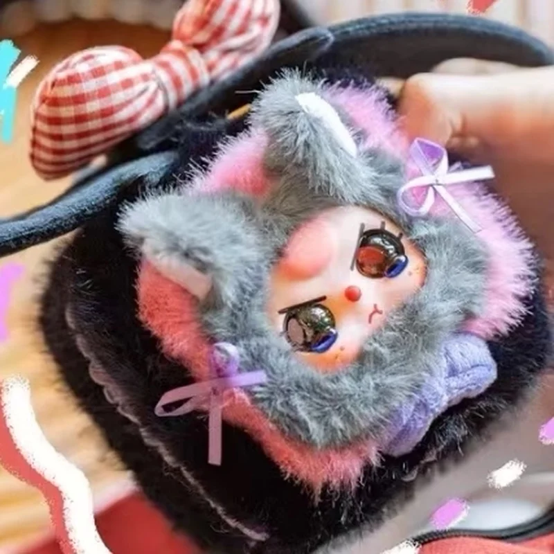 Babythree Pluszowe Pudełko na Biżuterię Seria Blind Box Modna Zabawka Ozdoba na Biurko Śliczne Kreskówkowe Pudełko do Przechowywania Prezent Niespodzianka dla Dziewczynki na Święta