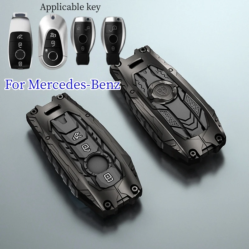 

Car Key Case Cover Key Bag For Mercedes Benz C S Class GLA GLC EQS AMG EQS V Class Vito Maybach S Class Key Shell Keychain