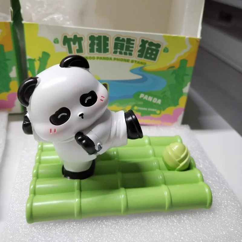 

Противоскользящая настольная подставка для телефона Kawaii Panda, мультяшный держатель для мобильного планшета для офиса, высококачественный держатель для мобильного телефона в китайском стиле