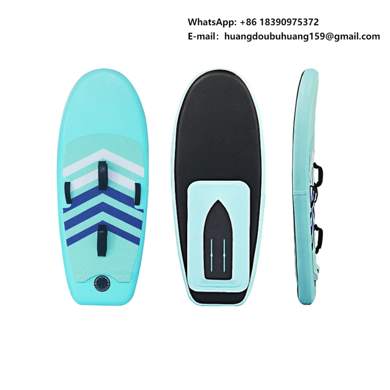 

Sleek Modern Design Premium Inflatable Surfboard Carbon Fiber PVC Bodyboard with Bag for Premium Surfing