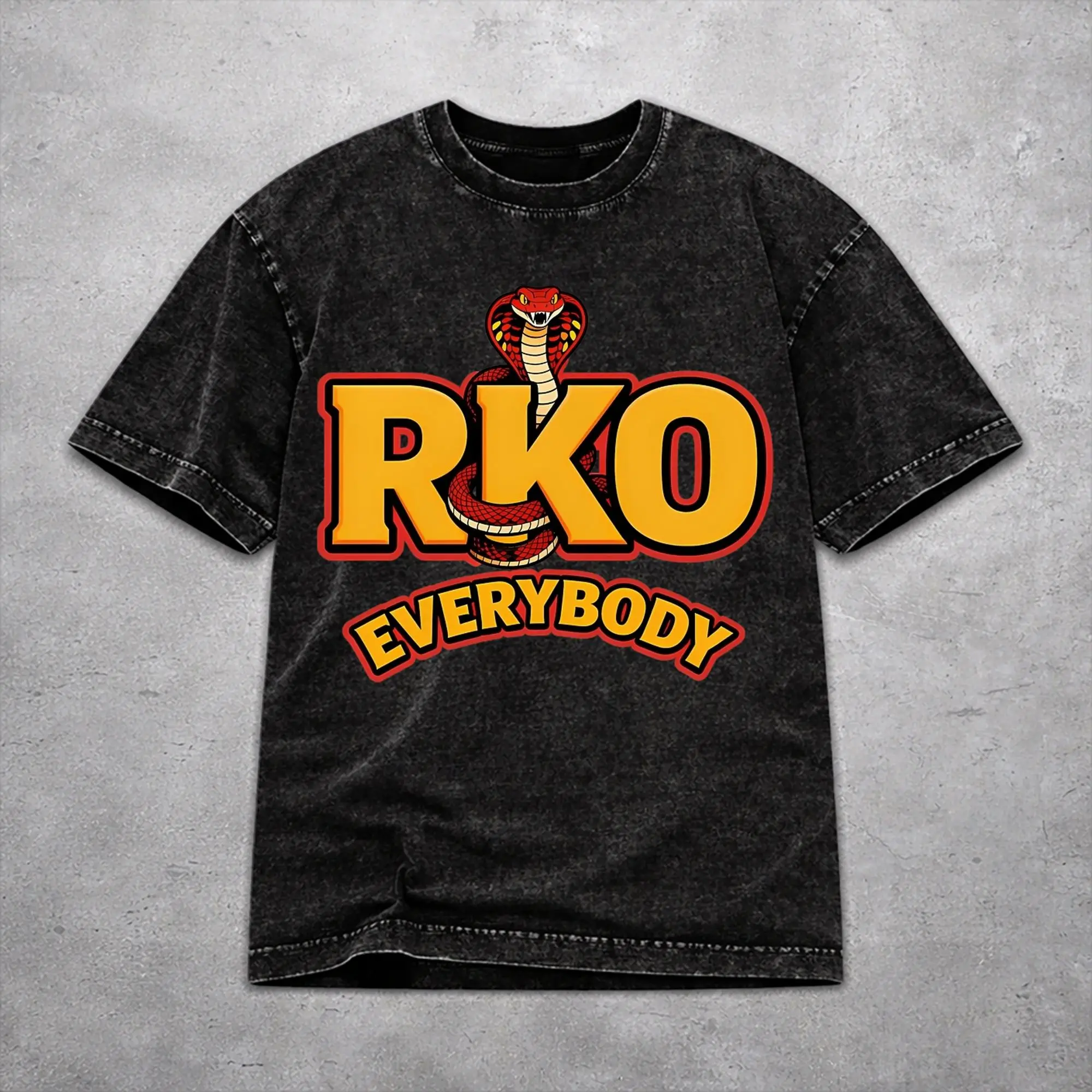 Women Men Randys Ortons RKO Everybody  T Shirt Graphic Printed Washed Vintage  Novelty Outfit Tees