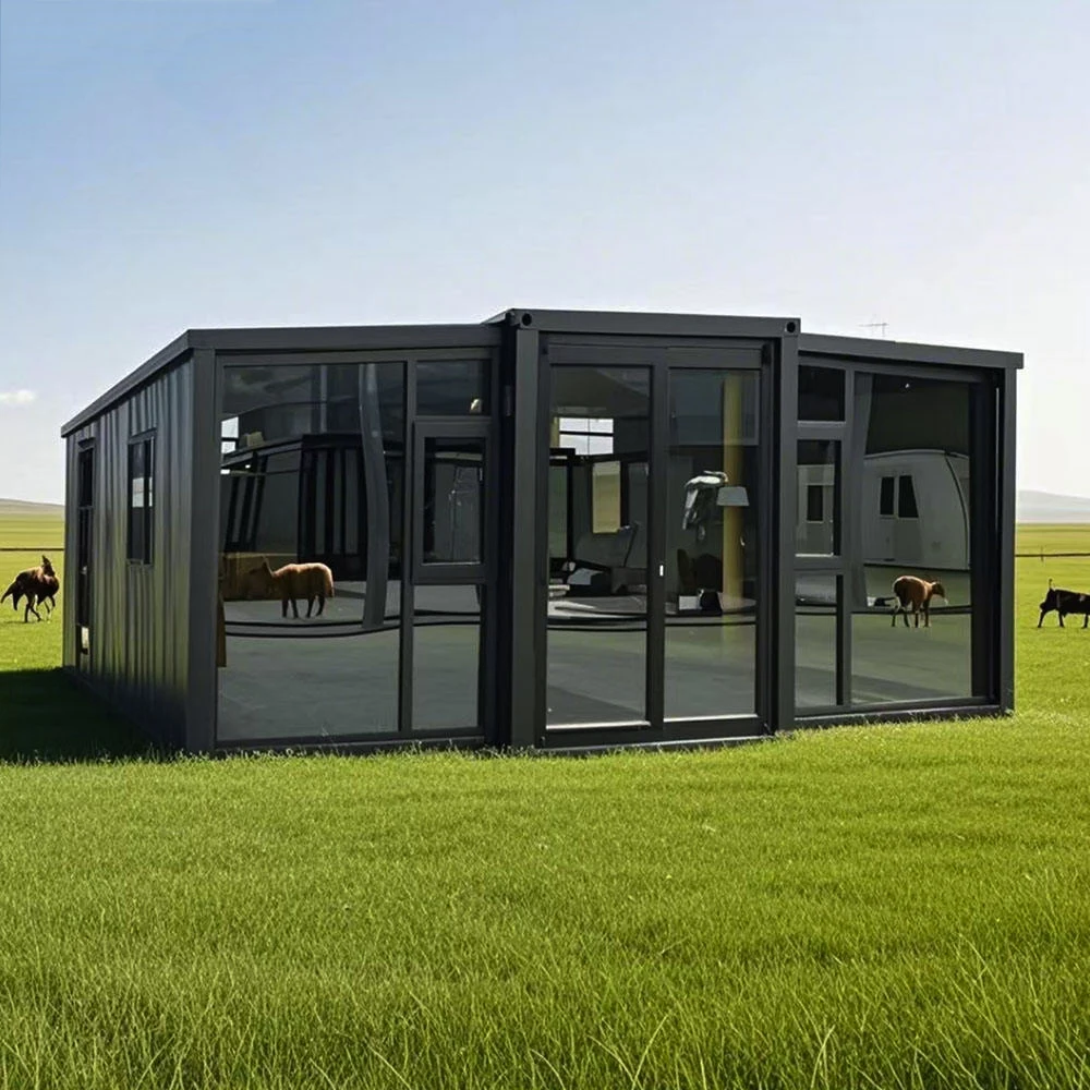 Luxury Modular House Prefabricated House 40ft Expandable Container House Customizable Size Shipping Container Homes for Sale