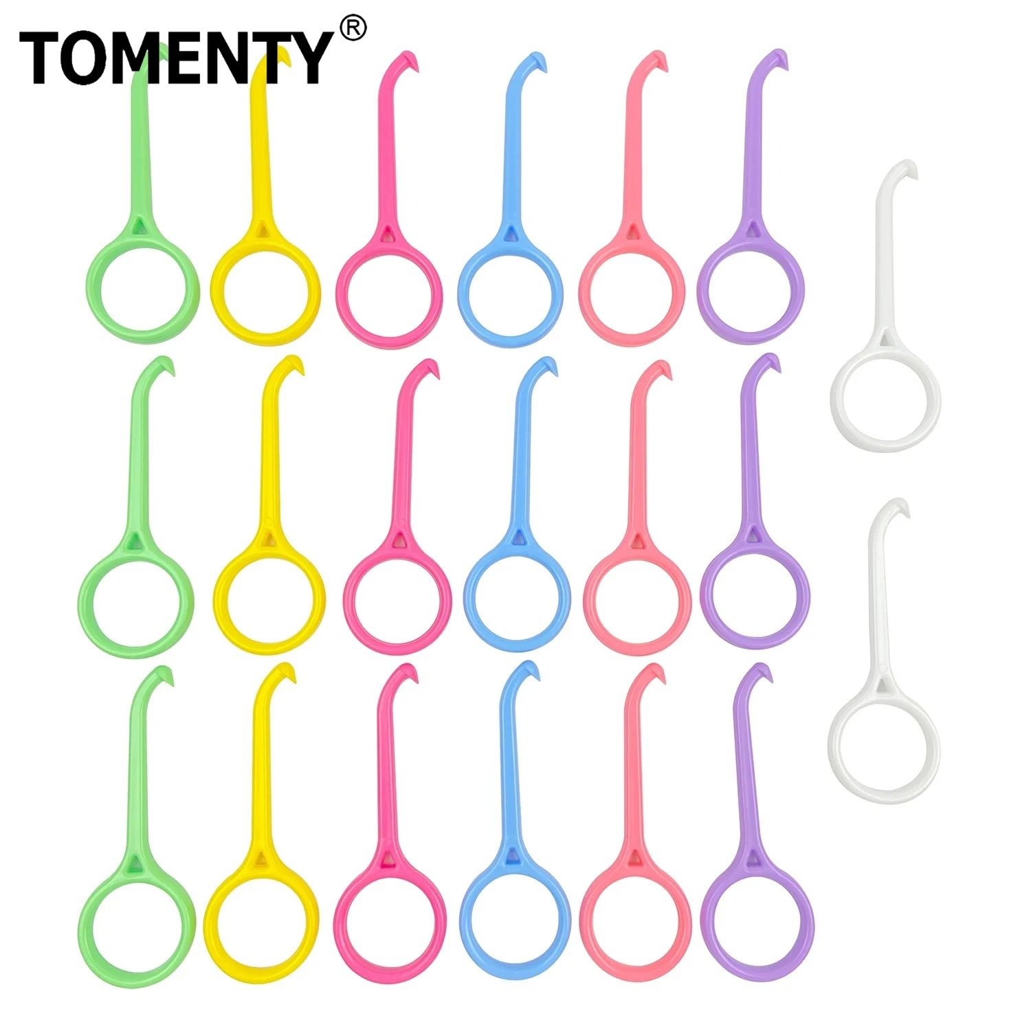 40pcs Orthodontic Aligner Removal Tool Braces Extractor Nice Invisible Removable Braces Clear Oral Care Remove Plastic Hook