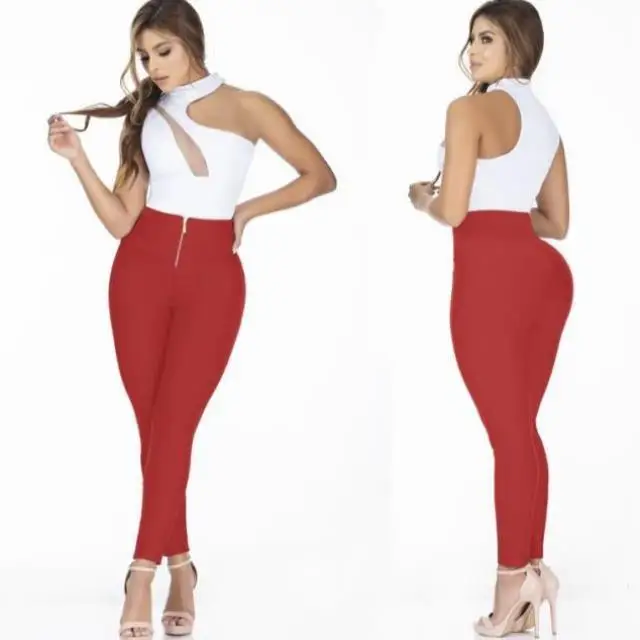 

High Waist Men's Casual Pants Slimming Lift Effect Straight Leg Soldier Pants Neutral G Other Fabric Winter Collection