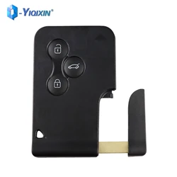 YIQIXIN 3 Button Replacement Remote Car Key Shell For Renault Clio Logan Megane 2 3 Koleos Scenic 2003-2008 Fob Smart Card Cover