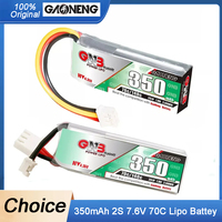 3PCS GAONENG GNB 350mAh 2S 7.6V 70C/140C HV Lipo Battery W/PH2.0/XT30/PH2.0 3PIN Plug Connector For Emax Tinyhawk FPV Drone