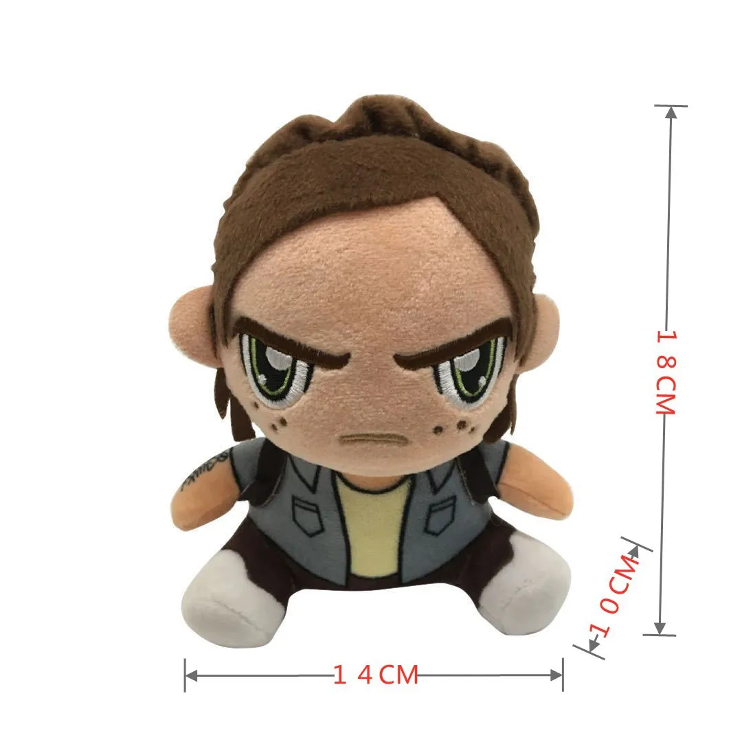 18CM The Last of Us Anime Plush Toys Joel Ellie Soft Cuddly Fabric Collectible Figures Unisex Adult Kids Gifts Doll