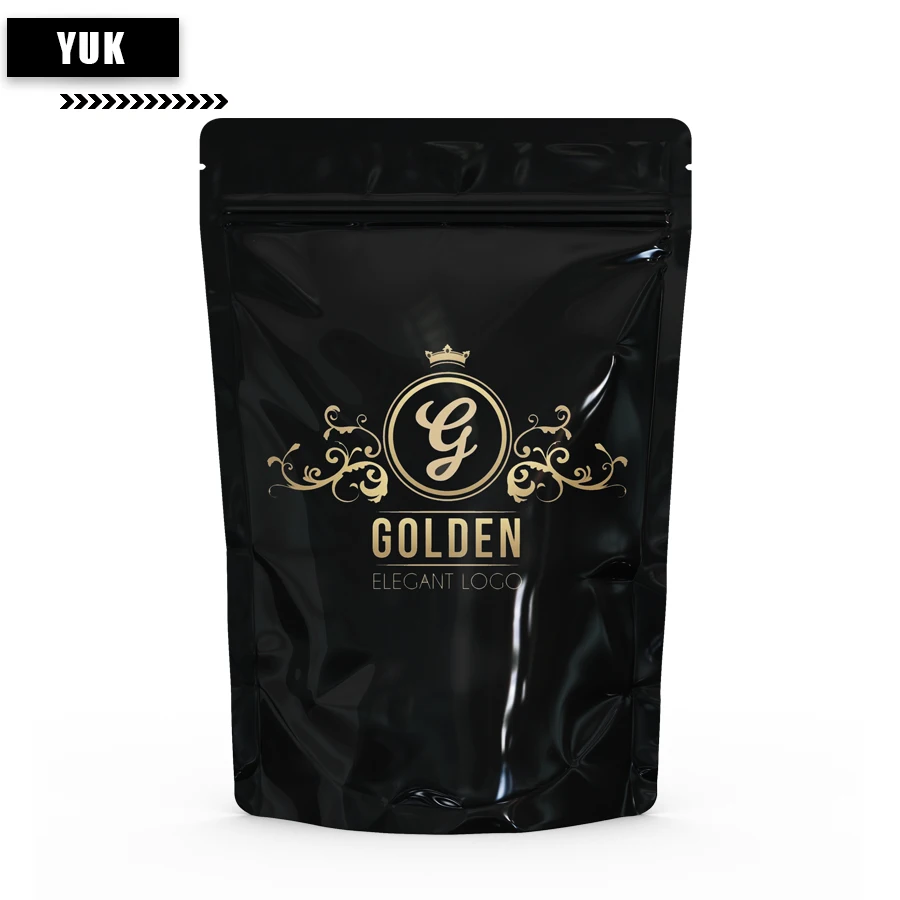 Customized Self-Sealing Tea Bag Food Special Bags Christmas Wedding Gift Party Poch Bags Slaluminum Foi Coffee Bag, Logo Customi