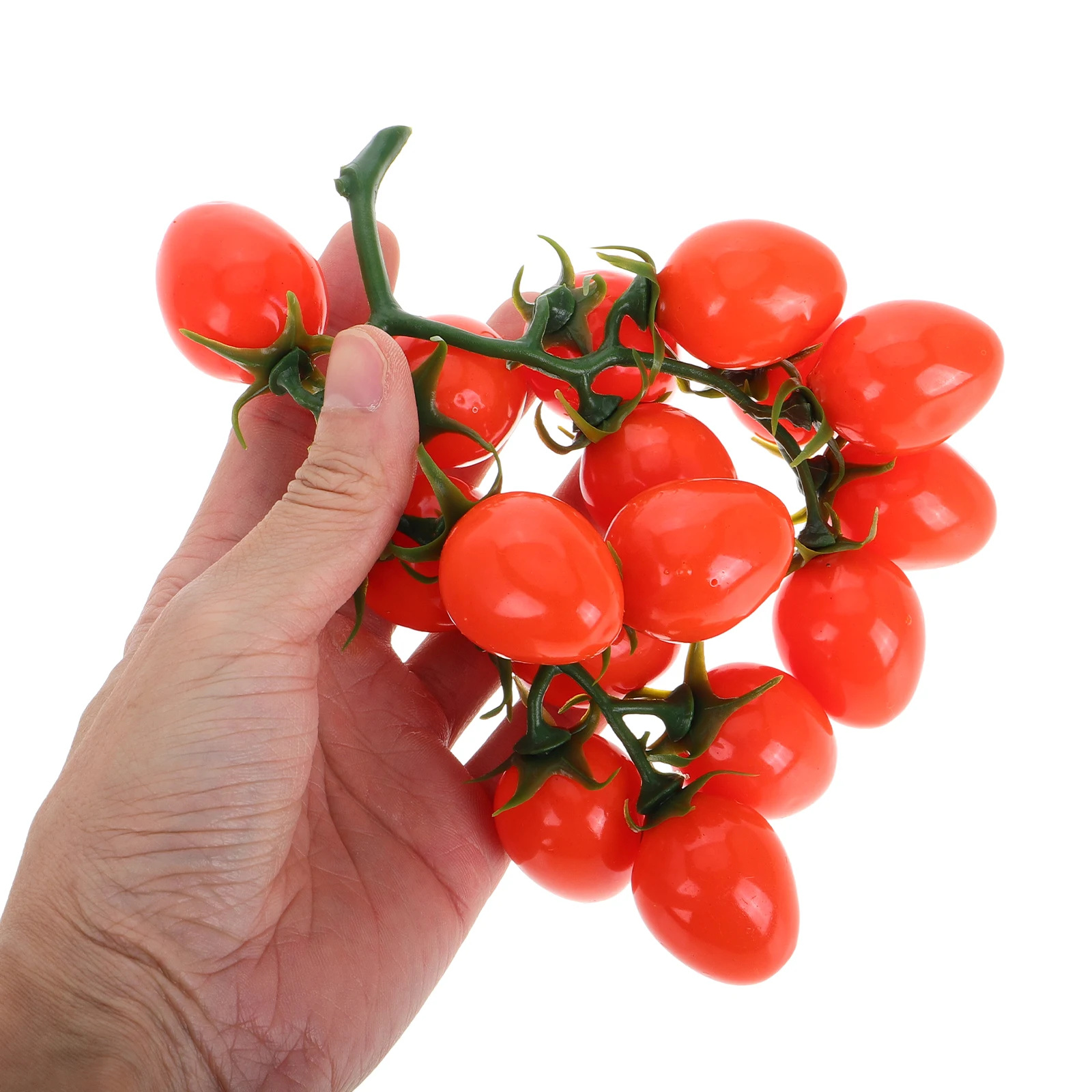 

3 Pcs Accessories Imitation Tomato Plastic Artificial Cherry Tomatoes Decoration