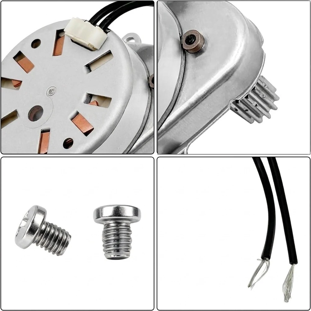 1 Set 18743 Timer Motor Fit For Fleck 5600 2500 2510 2750 Control Valve Replacement Metal Silver Component