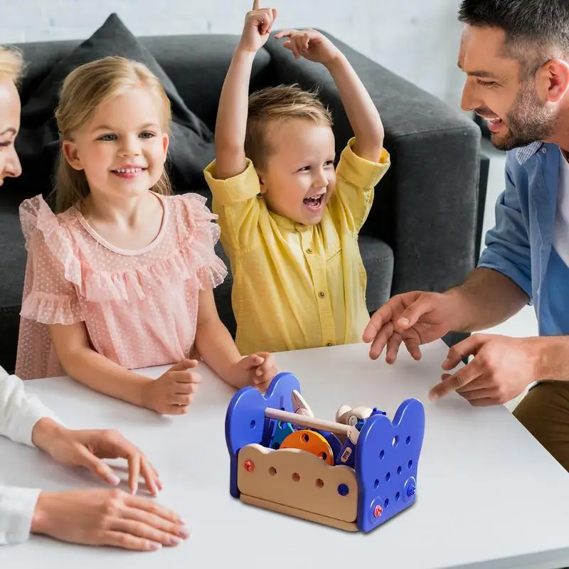 Set di giocattoli per cacciaviti per bambini 60 pezzi Banco da lavoro Giocattolo Banco per attrezzi Giocattolo per bambini Giochi di finzione Giocattoli Set da gioco per bambini creativi per la casa