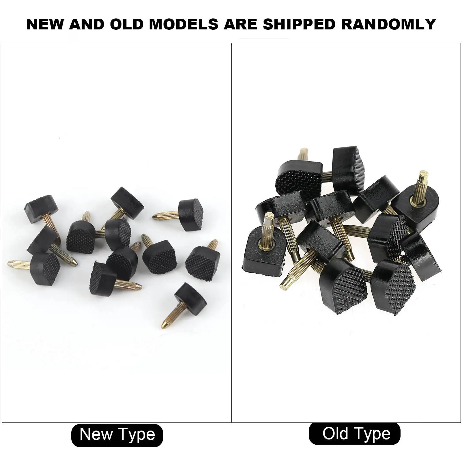 60Pcs High Heel Shoe Repair Nail 5 Different Size Shoe Repair Tips Taps Dowel Lifts Replacement