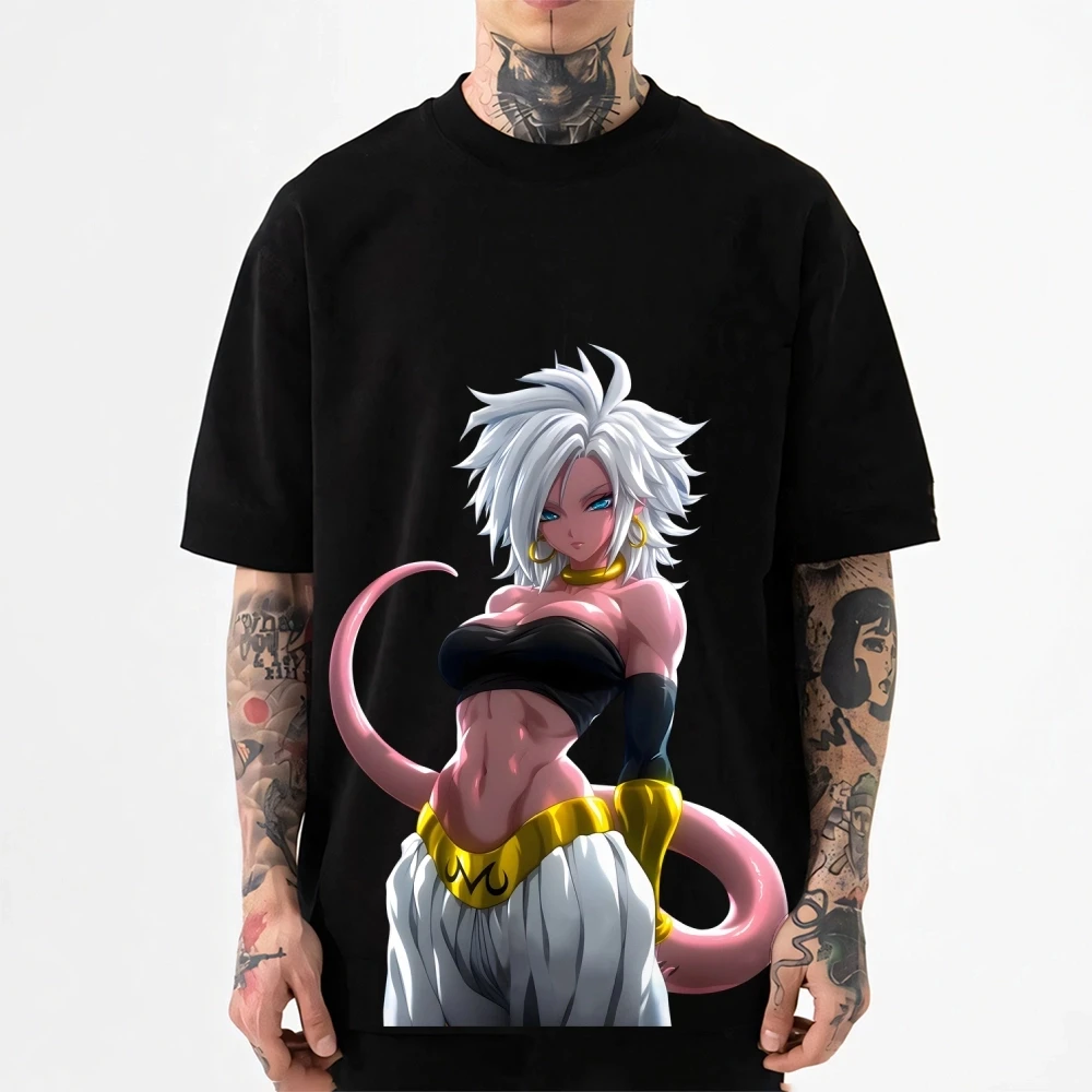 Dragon Ball Android 21 Japanese Style Classic Tee High-quality Streetwear Men's Clothing Women Clothing 2026 Summer New T Shirt